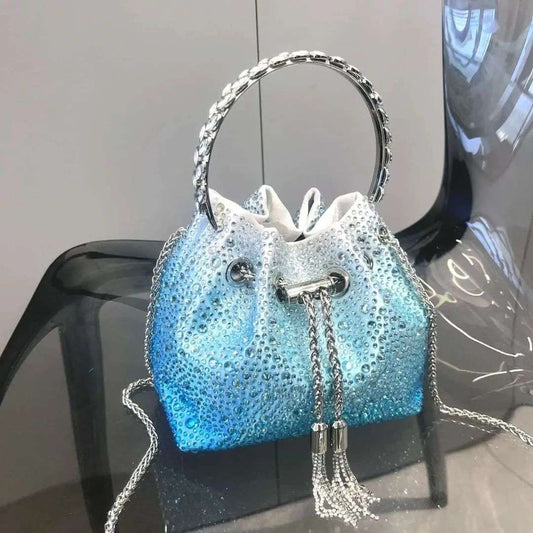 ✨ Designer’s Shiny Rhinestones Clutch Bucket Bag for Women by Glam Sleek ✨
Add sparkle to every occasion with this luxury rhinestone clutch bucket bag, designed for women who love glamorous evening bags, party clutches, and elegant handbags. Featuring a dazzling shiny rhinestone design with a chic bucket style, it’s the perfect statement accessory for weddings, parties, and special events. Lightweight yet spacious, this designer-inspired bag combines style and functionality effortlessly.

Available across t