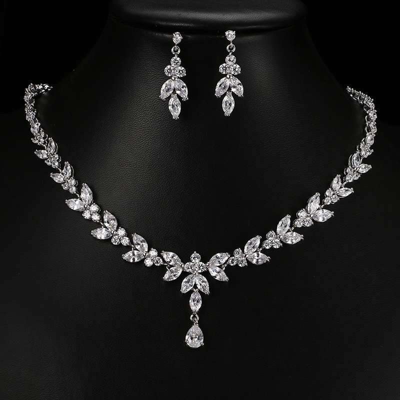 ### Exquisite Cubic Zirconia Jewelry Set for Women

Elevate your style with the **Glam Sleek Exquisite Cubic Zirconia Jewelry Set for Women**. Featuring sparkling cubic zirconia stones and an elegant design, this beautiful jewelry set is perfect for **weddings, parties, special occasions, and everyday glamour**. A stylish choice for women who love sophisticated, sparkling and timeless jewelry.