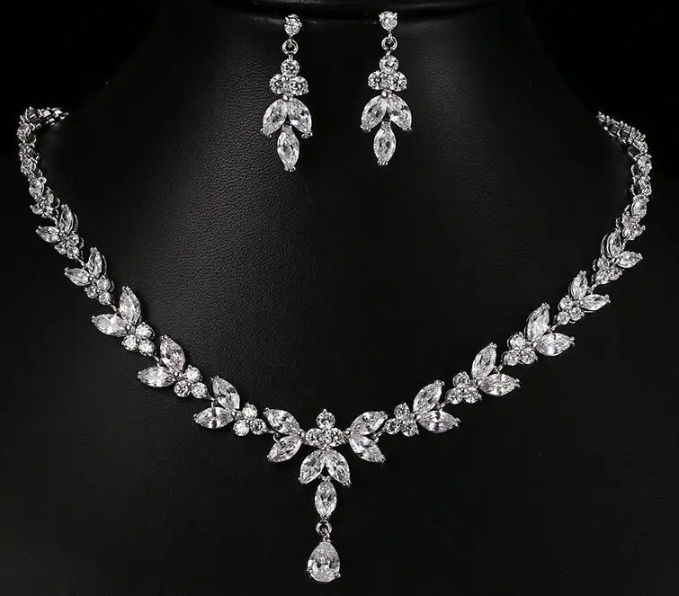 Exquisite Cubic Zirconia Jewelry Set for Women

Elevate your style with the Glam Sleek Exquisite Cubic Zirconia Jewelry Set for Women. Featuring sparkling cubic zirconia stones and an elegant design, this beautiful jewelry set is perfect for weddings, parties, special occasions, and everyday glamour. A stylish choice for women who love sophisticated, sparkling and timeless jewelry.
