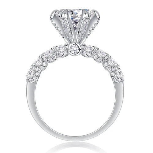 Introducing the **Glam Sleek Sparkling Round Cut Moissanite Ring**—an exquisite symbol of love and elegance. Featuring a brilliant 1-3ct real Moissanite stone, this stunning ring dazzles with unmatched fire and clarity. Perfect for promise, engagement, wedding, or anniversary, its timeless round-cut design ensures lasting beauty and sophistication. Celebrate your forever moments with the enduring brilliance of Moissanite, set in a sleek, luxurious band crafted for those who appreciate both style and sentime