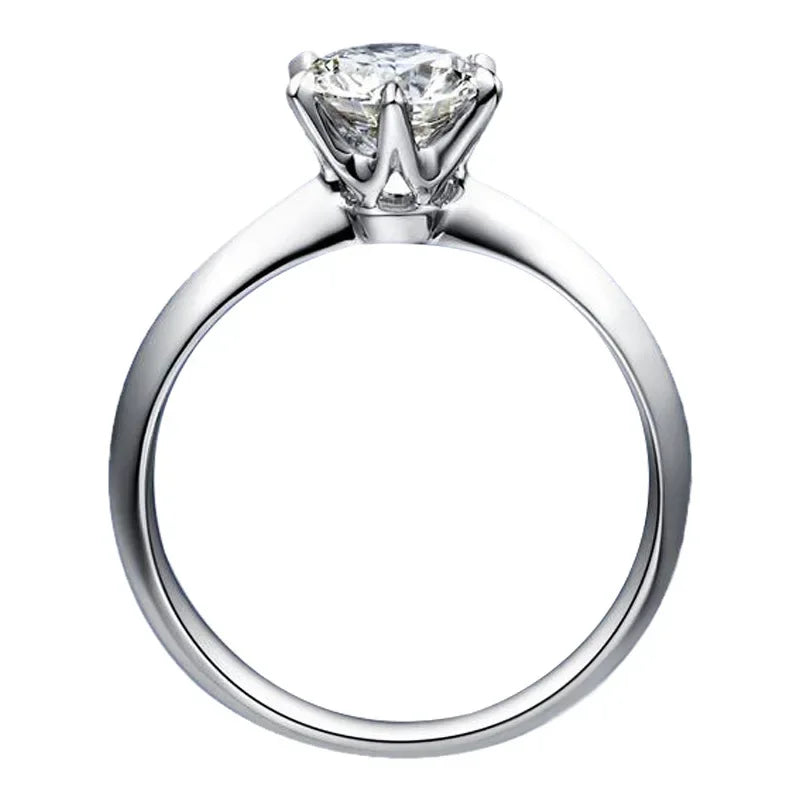 Introducing the **Glam Sleek Sparkling Sterling Silver Moissanite Ring**, a timeless piece designed for every special moment—be it a promise, engagement, wedding, or anniversary. Crafted in sterling silver, this ring features a dazzling moissanite stone that captures the brilliance of a diamond with unparalleled fire and durability. Elegant and versatile, it’s the perfect symbol of everlasting love.