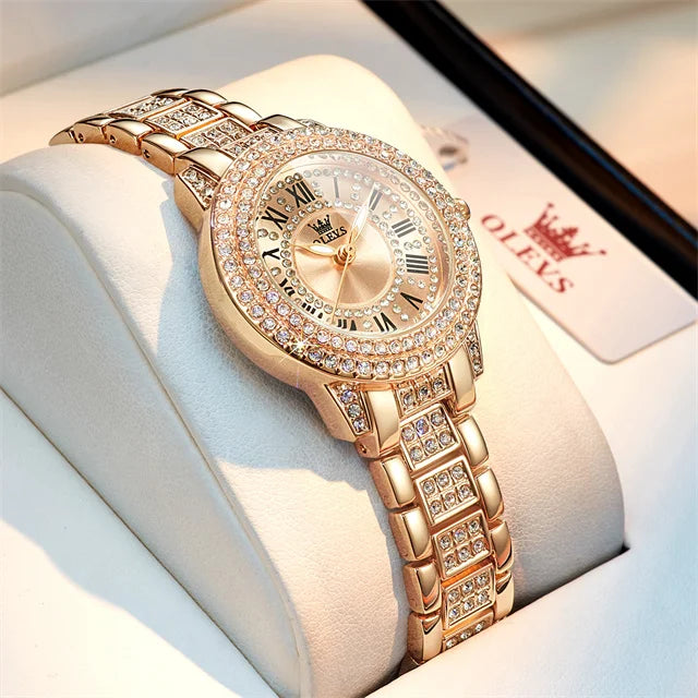 luxury moissaite watch for women
