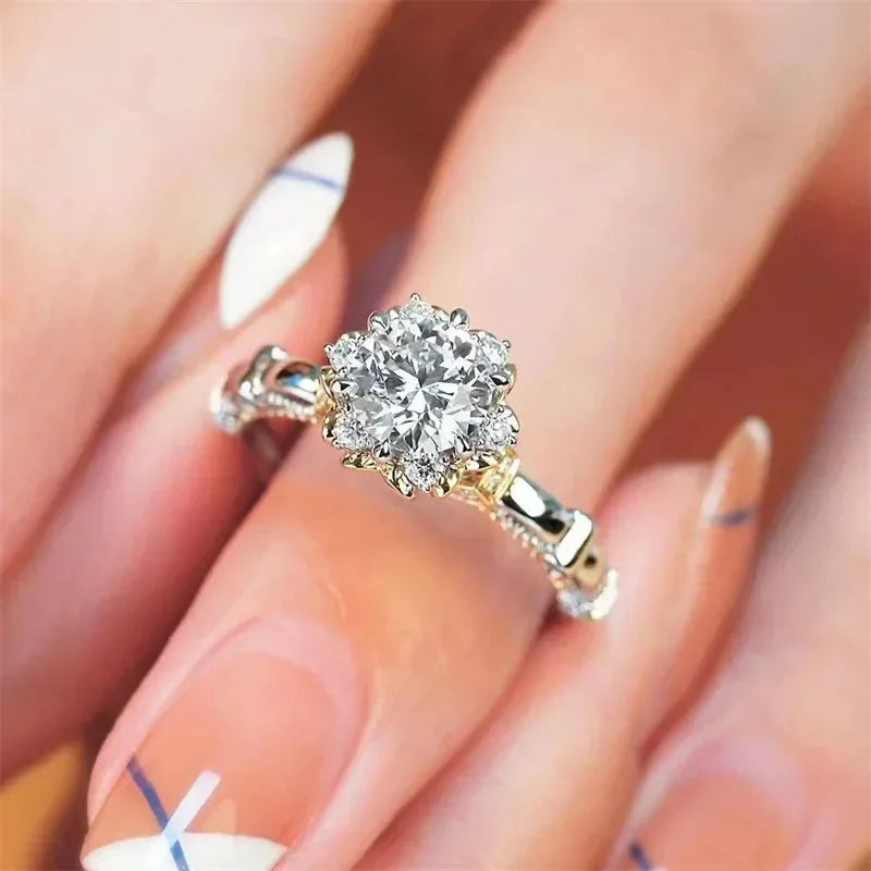 Introducing the **Sparkling 18K Plated Rose Gold Ring by Glam Sleek**—a symbol of timeless elegance. Perfect for a promise, engagement, wedding, or anniversary, this exquisite ring features a radiant 18K rose gold plating that sparkles with every movement. Its sleek design and luxurious finish make it a standout piece, embodying love and commitment. Crafted to be as enduring as your bond, this ring is the perfect choice for any special occasion.